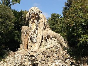 Gigante  del Giambologna, Pratolino