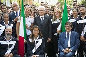 delegazione azzurra foto quirinale