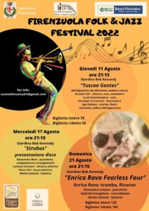 Folk & Jazz Festival a Firenzuola presso il giardino Bob Kennedy