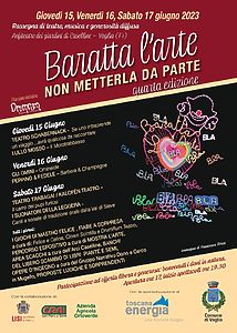 Baratta l'Arte a Caselline di Vaglia il 15-16-17 giugno