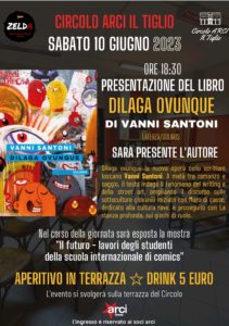 Oggi sabato 10 giugno Vanni Santoni presenta il suo libro a Vicchio