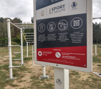 "Sport nei Parchi" anche a Vicchio, per i cittadini un'area attrezzata digitalizzata di "Sport e Salute"