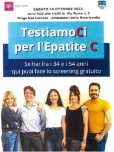 Screening per l'epatite C, il 16 dicembre open day in tutta la Toscana
