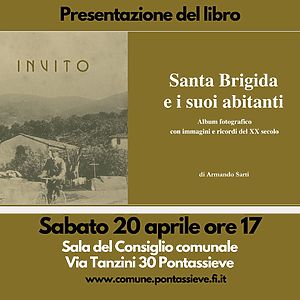 Armando Sarti "Santa Brigida e i suoi abitanti" presentazione sabato 20 aprile